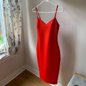 Red dress